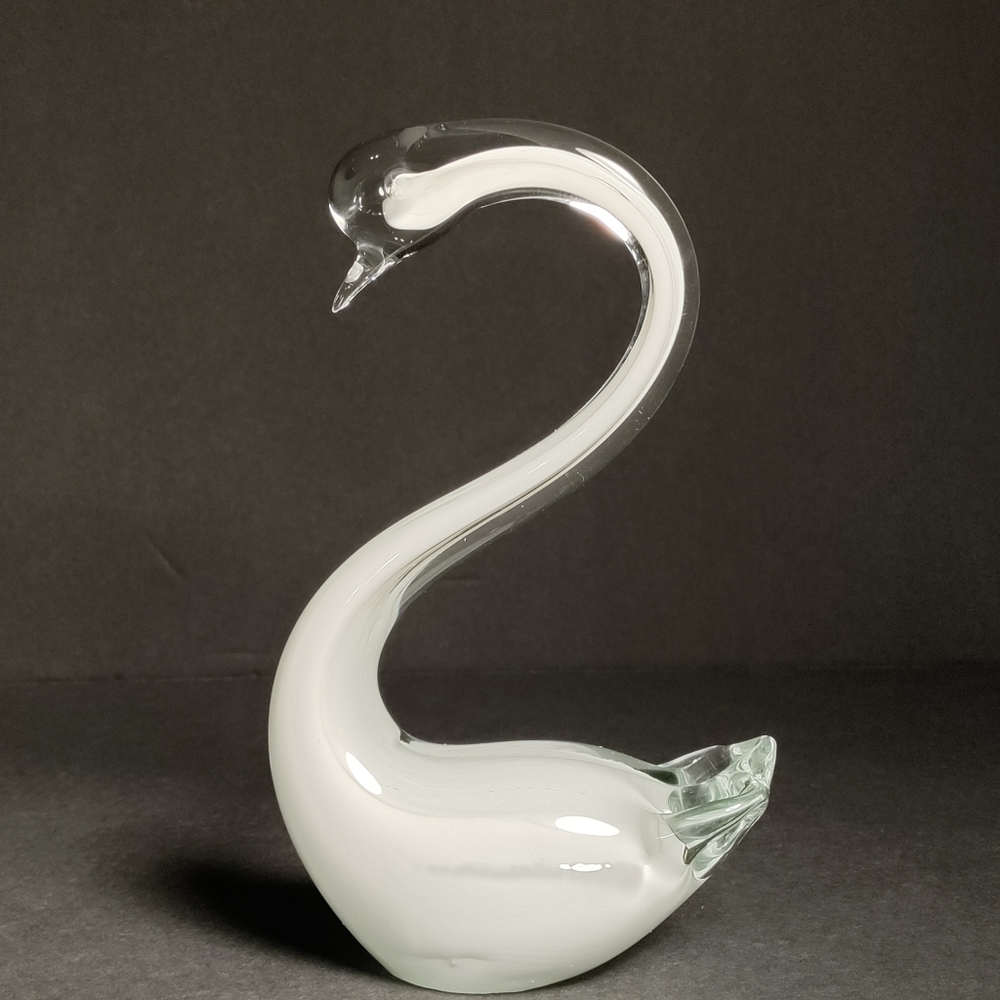 BLOWN GLASS SWAN⭐ - Picture 2 of 9